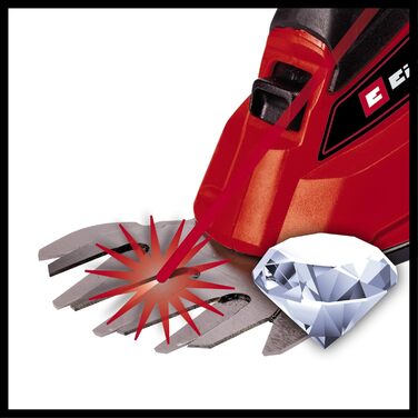 Einhell Cordless Grass and Hedge Trimmer GC-CG 18 Li-Solo Power X-Change (18 V, 100 mm / 200 mm cutting length, interchangeable grass cutting blade + hedge trimmer blade, without battery)