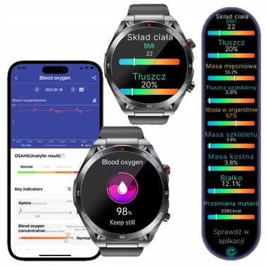 Смарт-годинник HUREL Smart 450 SPORT pro, чорний