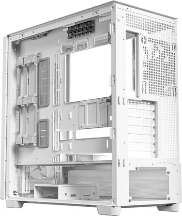 Корпус для ПК Antec Flux Midi Tower, чорний/білий, Gaming Case