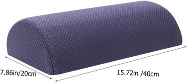 JECOMPRIS Half-Cylindrical Leg Pillow Neck Support Pillow Cushion Pillow Elastic Knee Pillow Knee Protector Rest Pillow for Office Back Pillow Sponge Neck Cushion Rest Mat Head Pillow
