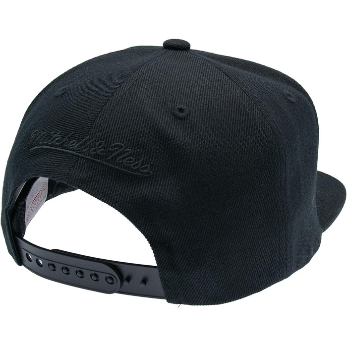 Кепка Mitchell & Ness 2 Tone Box Logo Snapback чорного кольору (однак розмір)