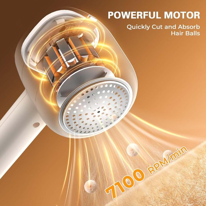 Електричний видальник ворсу Diboniur з 3 рівнями потужності, LCD-дисплеєм та змінними лезами