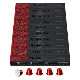 Кава Nespresso Original Ispirazione Napoli, темне обсмаження, 100 капсул (сумісна з Nespresso Original)