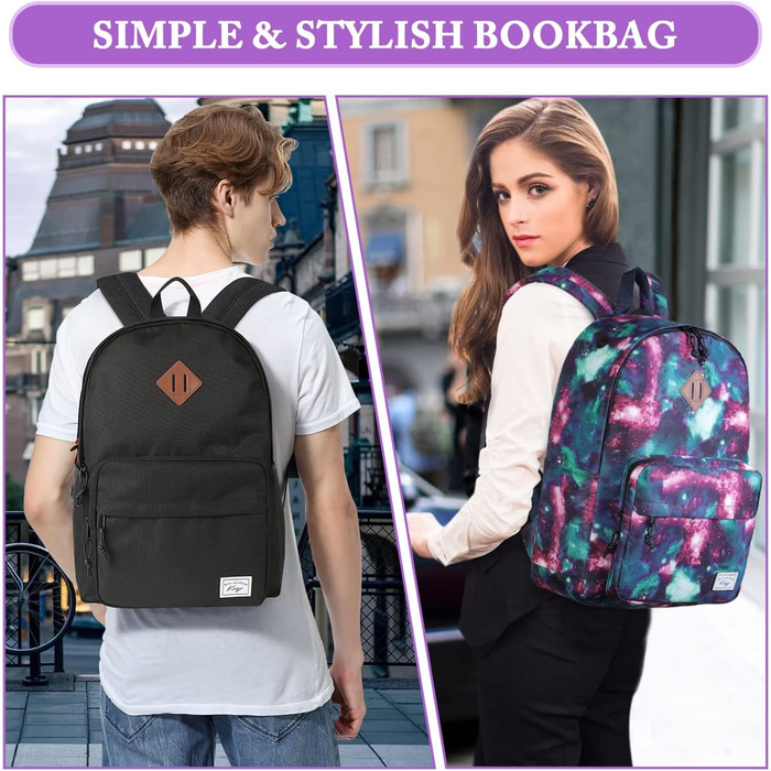 Шкільний рюкзак для підлітків: легкий, 15.6