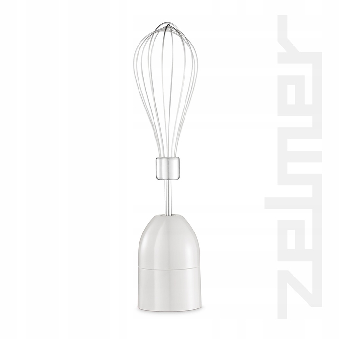 Занурювальний блендер Zelmer ZHB4562S 800 Вт, білий, набір з подрібнювачем та вінчиком