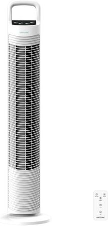 Турбовентилятор Cecotec EnergySilence 9090 Skyline, 76 см, білий, висота 30
