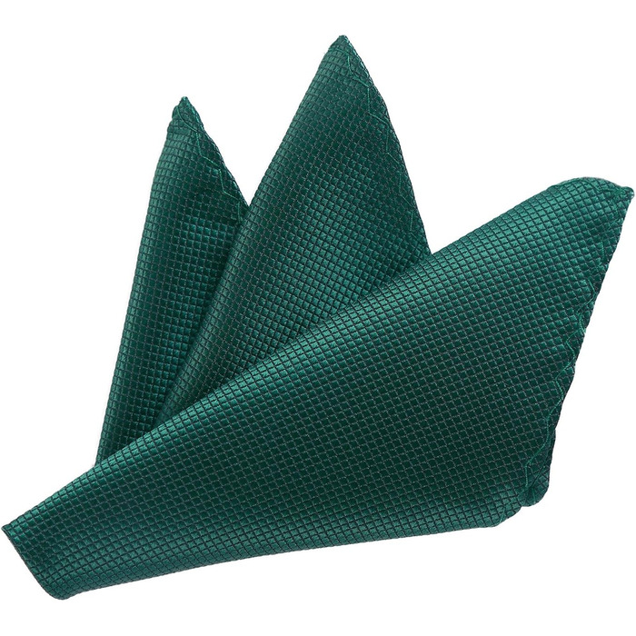 Метелик чоловічий DonDon з нагрудною хусткою, регульований розмір, темно-зелений колір