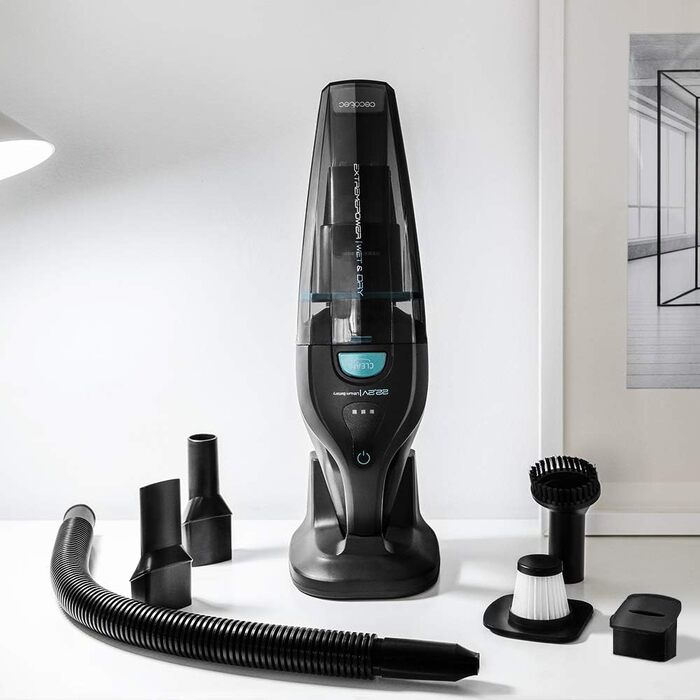 Ручний пилосос Cecotec Conga Immortal ExtremeSuction 22.2V для дому та авто, для сухого та вологого прибирання, циклонна технологія, 25 хв роботи
