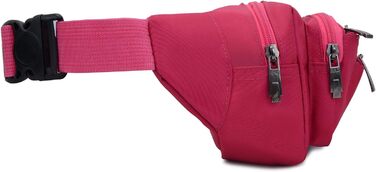 Водонепроникна поясна сумка для чоловіків та жінок, спортивна, для бігу, піших прогулянок, велосипедна, для ножа та туристичного інструменту (Рожевий колір)