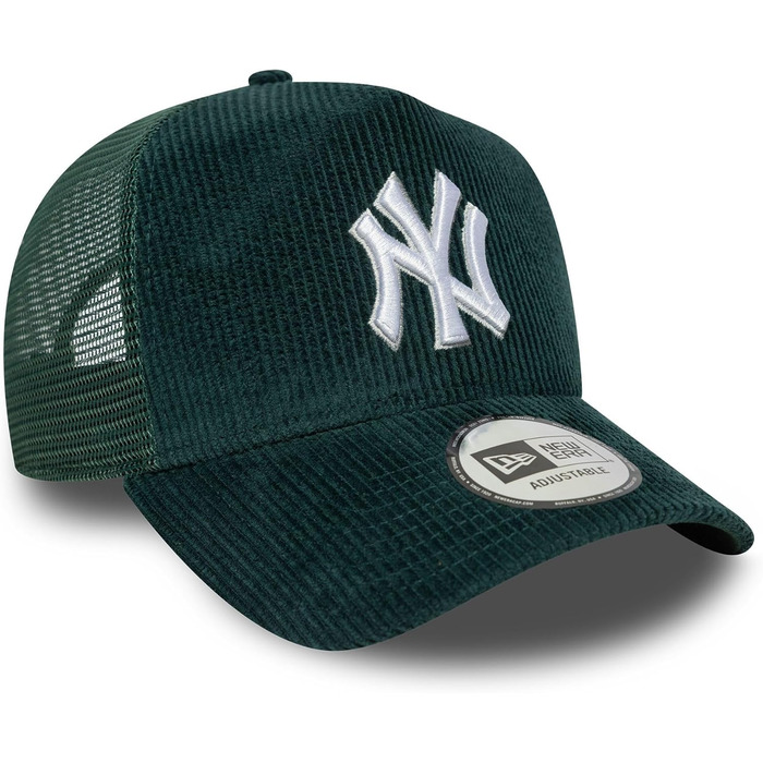 Кепка New Era MLB Trucker Cord з регулюванням, бейсболка Snapback Mesh з логотипом команди New York Yankees