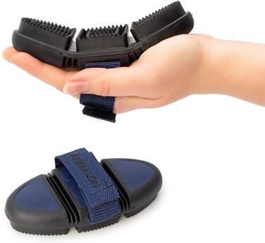 Штрикач для собак Kurzhaar Animalon: допомога при линянні | Штрикач для короткошерстих собак | Інноваційна щітка для дбайливого догляду за шерстю (маленький, синій) Синій, маленький