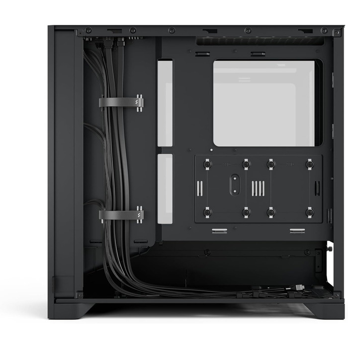 Корпус для ПК Fractal Design Pop Air 2 Black Mesh ATX, 3x 120 мм вентилятори, загартоване скло, RGB, чорний