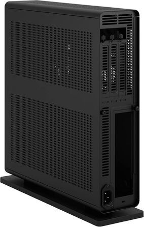 Корпус Fractal Design Ridge Black Mini-ITX для ігрового ПК з PCIe 4.0, 2 вентилятори 140мм PWM, USB Type-C