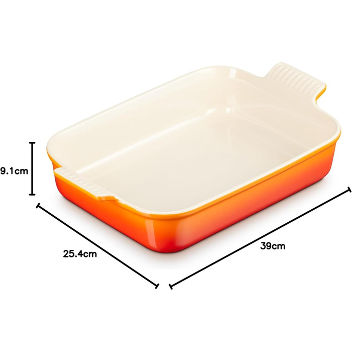 Форма для запікання Le Creuset прямокутна керамічна Tradition 32 см, червоний 71102320900001