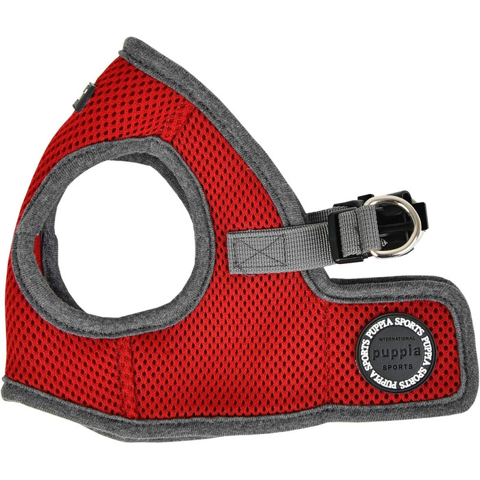 Шлейка для собак Puppia Soft Vest Harness B II Weinrot XL, червона, 110 г