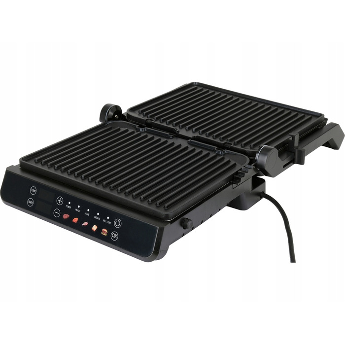 Складаний електричний гриль Lund 67440, чорний, 2000 Вт