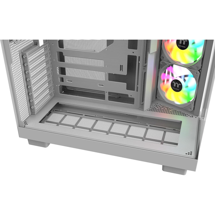 Корпус Thermaltake View 380 XL Wood Snow White – ATX Mid-Tower з RGB підсвічуванням, 4 вентилятори, USB-C, підтримка радіатора 360mm