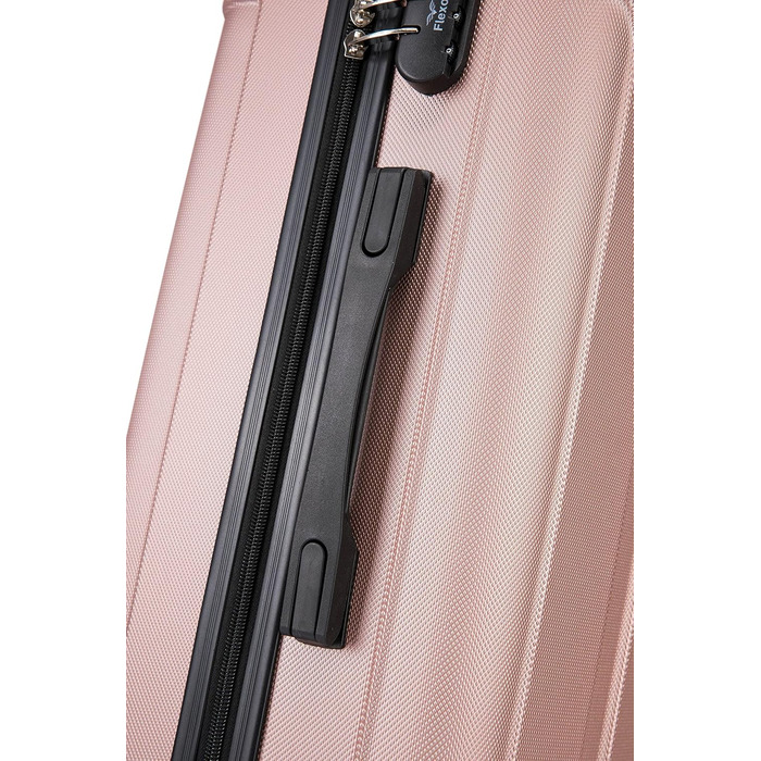 Чемодан Flexot® F-2045, 3-кількісний набір, ручна поклажа, рожеве золото