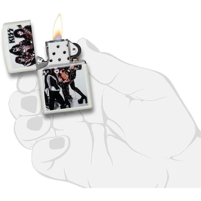 Запальничка Zippo Kiss біла, універсальний розмір, оригінал