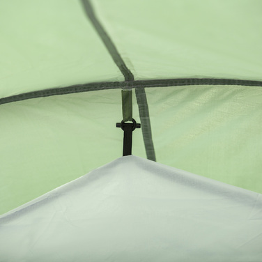 Outsunny Tunnel Tent for 2-3 People, 190T Camping Tent with Stakes, Fiberglass & Polyester, Dark Green, 426x206x154cm for Outdoor Adventures