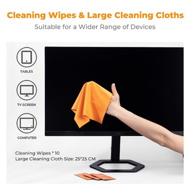 Набір для чищення об'єктивів K&F Concept 15-в-1 (з рідиною) - для фотографів