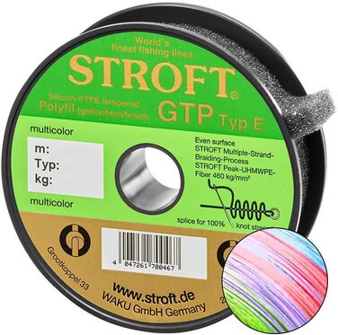 Плетена волосінь WAKU Stroft GTP E, мультиколор, 150 м