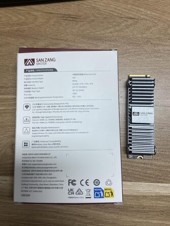SSD M.2 NVMe SAN ZANG MASTER 2TB (SS5) - Швидкий SSD для ігор та графіки (до 7000 МБ/с)