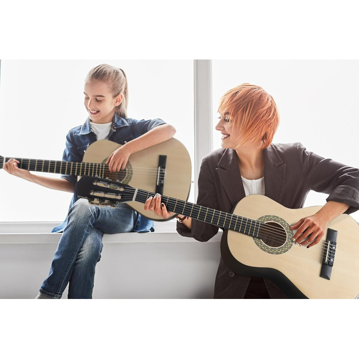 Класична гітара Cantabile AS-851-L 3/4 для лівшів – Початковий набір (сумка, CD, DVD, медиатор, струни, тюнер)