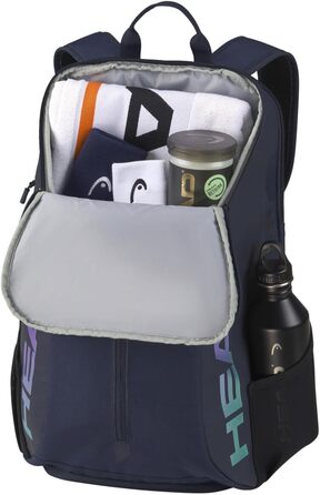 Рюкзак HEAD Tour Backpack 25L чорний/білий (темно-синій)