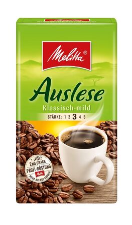Кава мелена Melitta Filterkaffee Klassik, середня обсмажка (3/5), 6 x 500 г