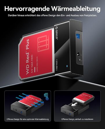 Зовнішня док-станція ORICO USB 3.0 SATA для HDD/SSD 2.5