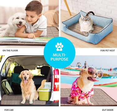 Кühlmatte für Hunde NIBESSER - Охолоджуючий килимок для собак NIBESSER, 40x30 см, коричневий