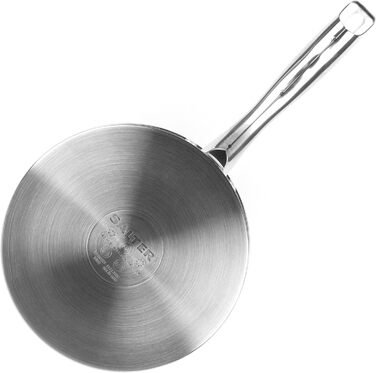 Набір каструль Salter Timeless 3-рівневий паровар з нержавіючої сталі, 18 см, з ручками та скляною кришкою, антипригарне покриття, пароварка для овочів, сумісний з індукційними плитами (3 шт.)