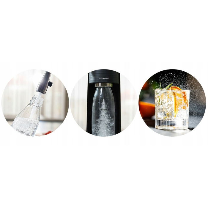 Сифонізатор для води Soda Stream Gaia: пляшка та балон з газом