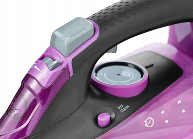 Парова праска Morphy Richards Turbosteam 2800 Вт, фіолетова