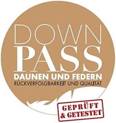 Badenia Trendline Comfort Down Duvet, warm winter duvet with 90% down & 10% feathers of Class I, 135 x 200 cm, Down Pass tested & Öko-Tex certified, produced according to German quality standard 135 x 200 cm Warm Comfort Winter Duvet