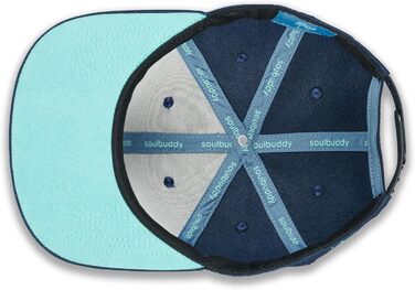 Кепка Snapback Soulbuddy - унісекс, стильна кепка для чоловіків та жінок, блакитно-бірюзовий колір