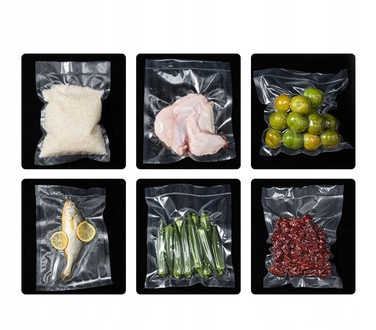 Вакууматор для продуктів, пакувальна машина 120 Вт + набір пакетів XXL