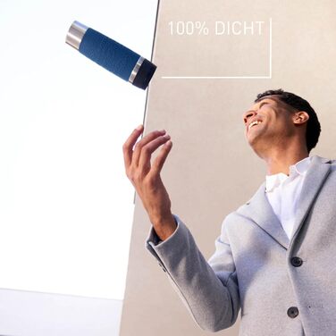 Термокружка Emsa N20220 Travel Mug Classic, 0,5 л, нержавіюча сталь, 6 год гаряча, 12 год холодна, герметична, для подорожей