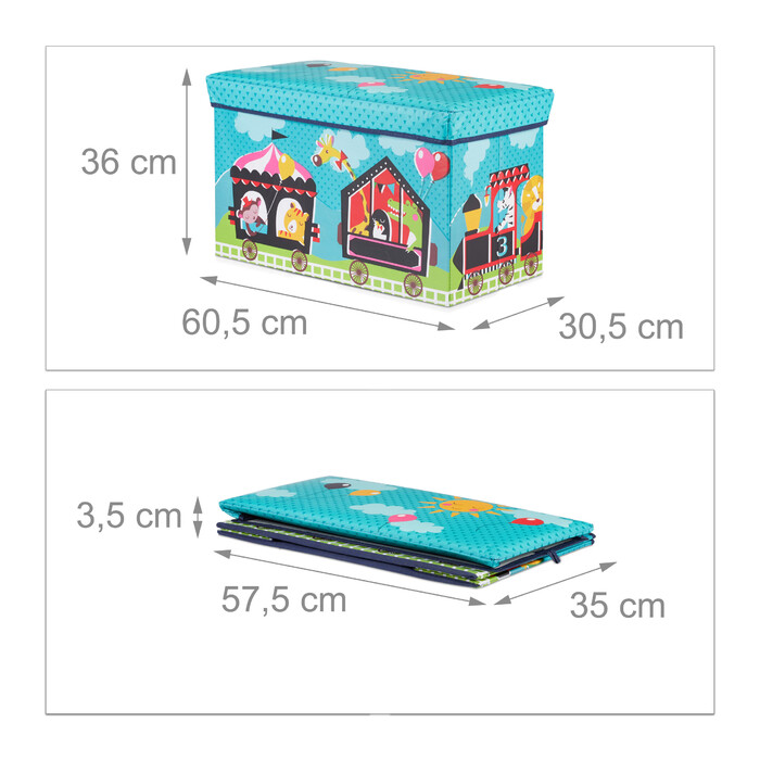 Relaxdays Children's Seat Box
