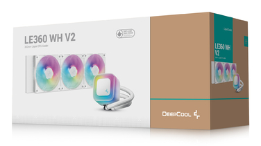 Рідинне охолодження Deepcool LE360 WH V2