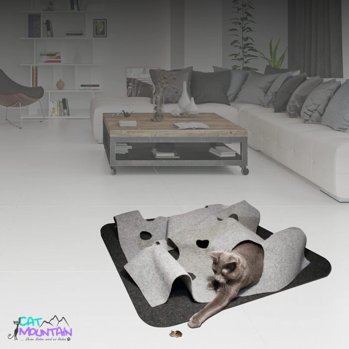 CatMountain® Cat Carpet, Cat Tunnel, Cat Toy, Interactive Cat Toy, Kitten Toy for Your Cat.