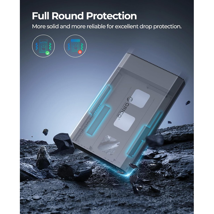 Зовнішній корпус для HDD/SSD ORICO 2.5