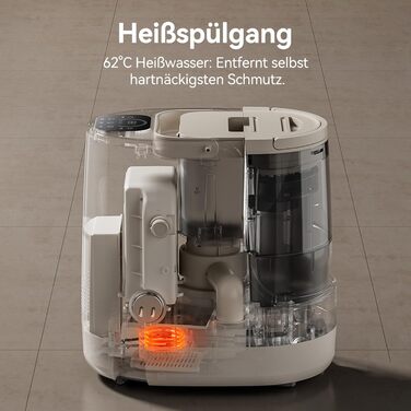 Потужний миючий пилосос Bear SC 3 для диванів та килимів з парою, 1700W