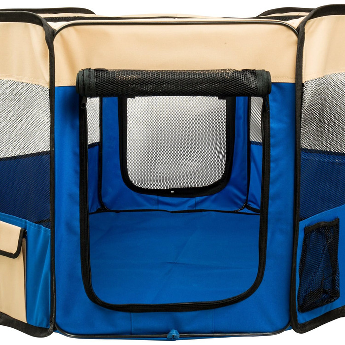 Клітка-манеж для цуценят та дрібних тварин XL, з 8 панелей, розкладний, знімний