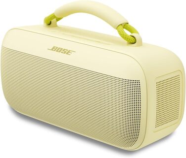 Портативна Bluetooth колонка Bose SoundLink Max – потужна акустика з водозахистом, до 20 годин роботи від акумулятора, USB-C, AUX, колір: цитрусовий жовтий