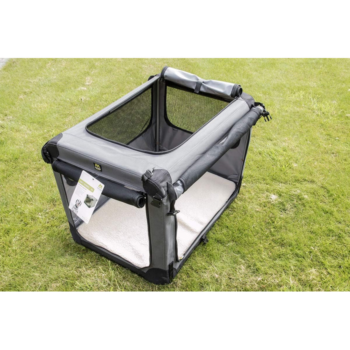 Кіяниця для собак Maelson Soft Kennel - антрацитова, 62 x 41 x 41 см (розмір внутрішній: 52 x 33 x 33 см)