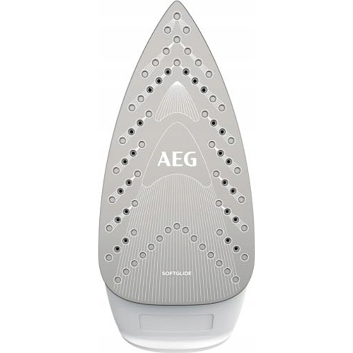 Праска AEG 2400 Вт, керамічна підошва, паровий удар 110 г, резервуар 250 мл, зелена