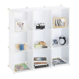 Relaxdays 9-Compartment Shelf Organizer
