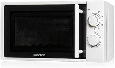 Мікрохвильова піч Cecotec Pro Clean 3110 з кварцовим грилем 800 Вт, об'єм 20 л, біла